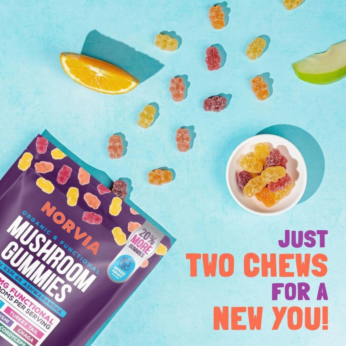 Mushroom Energy Boost Gummies